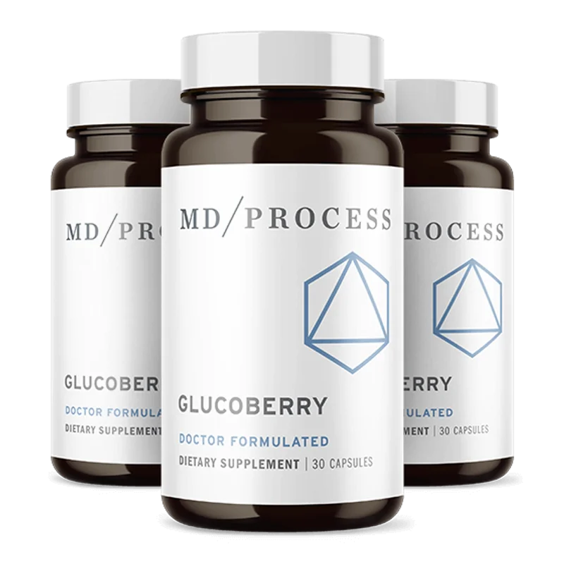 GlucoBerry Blood Sugar Support — 3 Bottle / 90 Day Pack